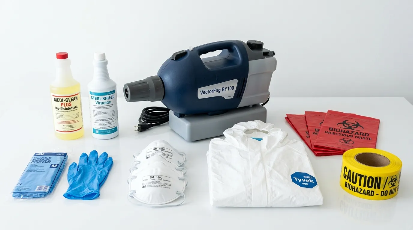 Professional biohazard remediation crew working in Schuylkill Haven