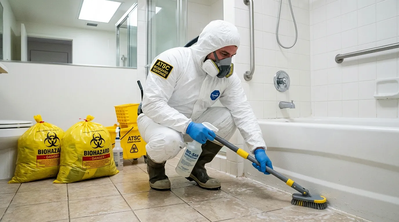 Decontamination equipment deployed for Blood Cleanup in Schuylkill Haven